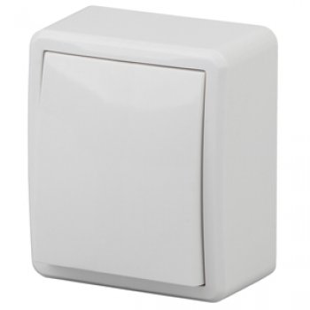 Выключатель Эра Эксперт 1кл проходной белый (16)