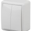 Выключатель Эра Эксперт 2кл белый (16)
