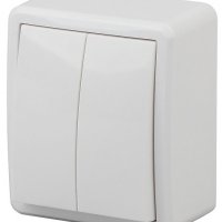 Выключатель Эра Эксперт 2кл белый (16)
