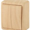 Выключатель Эра Эксперт 2кл сосна (16)