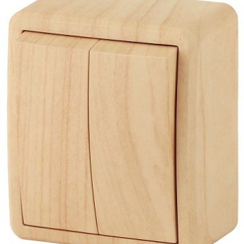 Выключатель Эра Эксперт 2кл сосна (16)