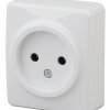 Розетка Эра Эксперт 1-ая без заземления белый (20)