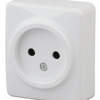 Розетка Эра Эксперт 1-ая без заземления белый (20)