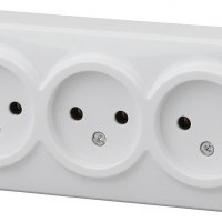 Розетка Эра Эксперт 3-ая без заземления белый (8)