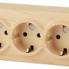 Розетка Эра Эксперт 3-ая с заземлением сосна (6)