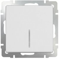 Механизм выключателя Werkel 1кл подсветка белый (10)