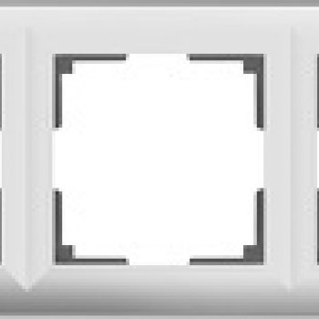 Рамка Werkel Fiore 3-ая белый (10)