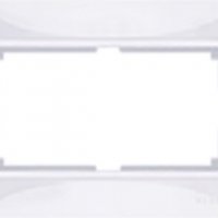 Рамка Werkel Snabb Basic 1-ая для 2-ой розетки белый (10)