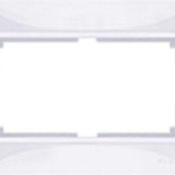 Рамка Werkel Snabb Basic 1-ая для 2-ой розетки белый (10)