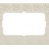 Рамка Werkel Flock 1-ая для 2-ой розетки сл кость (10)