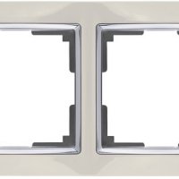 Рамка Werkel Snabb 4-ая сл кость/хром (10)