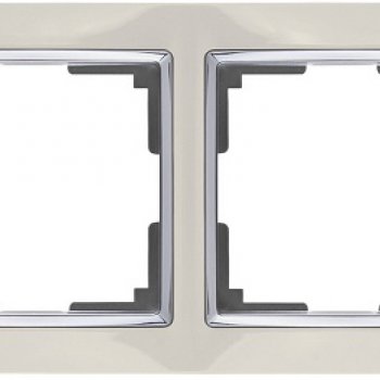 Рамка Werkel Snabb 4-ая сл кость/хром (10)