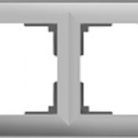 Рамка Werkel Fiore 2-ая серебро (10)