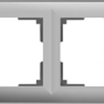 Рамка Werkel Fiore 2-ая серебро (10)