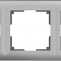 Рамка Werkel Fiore 3-ая серебро (10)