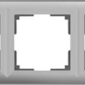 Рамка Werkel Fiore 3-ая серебро (10)