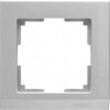 Рамка Werkel Stark 1-ая серебро (10)