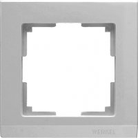 Рамка Werkel Stark 1-ая серебро (10)