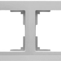 Рамка Werkel Stark 2-ая серебро (10)