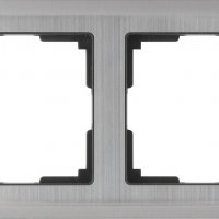 Рамка Werkel Metallic 2-ая гл никель (5)