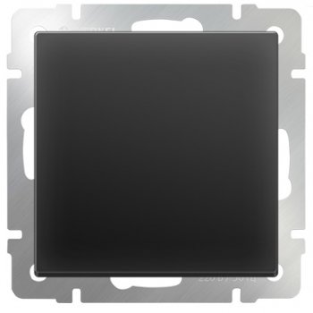 Механизм выключателя Werkel 1кл чёрный матовый (10)