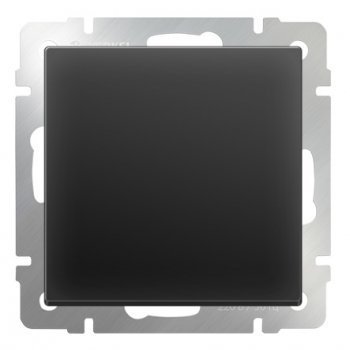 Механизм выключателя Werkel 1кл перекрестный чёрный матовый (10)