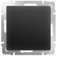 Механизм выключателя Werkel 1кл проходной чёрный матовый (10)