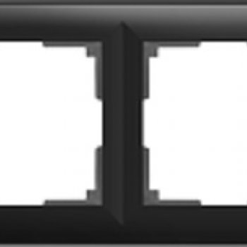 Рамка Werkel Fiore 2-ая чёрный матовый (10)