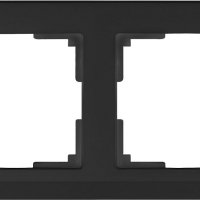 Рамка Werkel Stark 2-ая чёрный матовый (10)