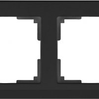 Рамка Werkel Stark 4-ая чёрный матовый (10)