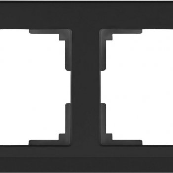 Рамка Werkel Stark 4-ая чёрный матовый (10)