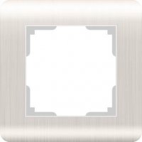 Рамка Werkel Stream 1-ая перламутр рифленый (10)