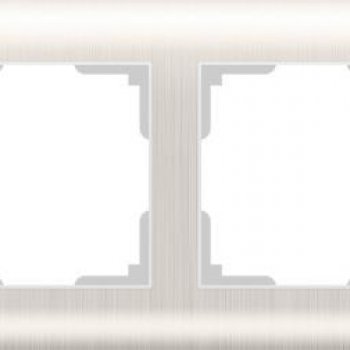 Рамка Werkel Stream 2-ая перламутр рифленый (10)