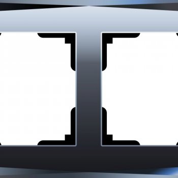 Рамка Diamant чёрный 2-ая (10)