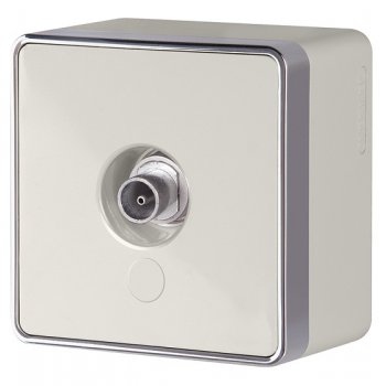 Розетка Werkel Gallant телевизионная слоновая кость (10)