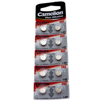Батарейка часовая G02 (396 LR726 LR59) Camelion 10xBL (100/3600)