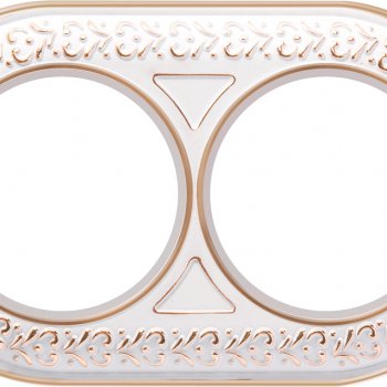 Рамка Werkel Ретро белое золото 2-ая (5)