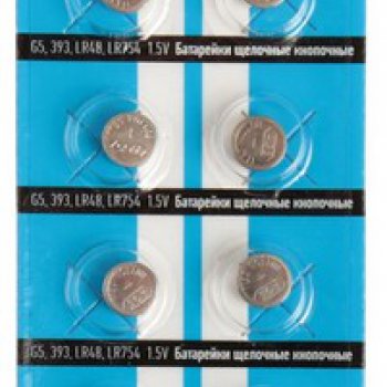 Батарейка часовая G05 (393 LR754 LR48) Трофи 10xBL (10/200)