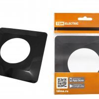 Рамка TDM защита обоев 130х130мм антрацит (100)