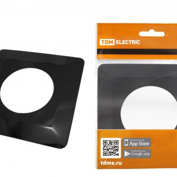 Рамка TDM защита обоев 130х130мм антрацит (100)
