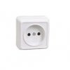 Розетка IEK Октава 1-ая белый б/з (36/432)