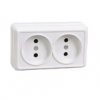 Розетка IEK Октава 2-ая белый б/з (24/288)