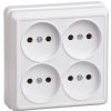 Розетка IEK Октава 4-ая белый б/з (20/192)