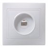 Розетка IEK Кварта RJ45 белая (10/200)