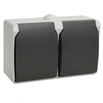 Розетка РСб22-3-ФСр  IEK Форс 2-ая с/з IP54 (5/60)