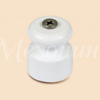 Изолятор Мезонинъ D19x24 белый фарфор универсальный ретро (40)