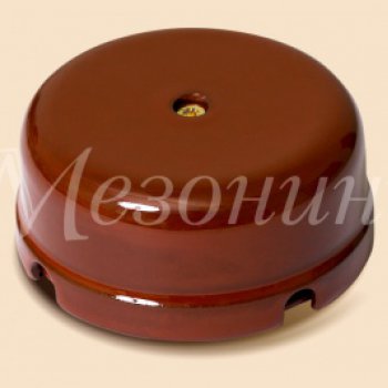 Коробка Мезонинъ D80x33 коричневый IP20 ретро (96)