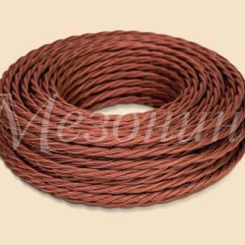 Провод витой 2х2,5 коричневый МезонинЪ (50)