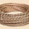 Провод витой 3х1,5 бежевый перламутр МезонинЪ ретро (50)