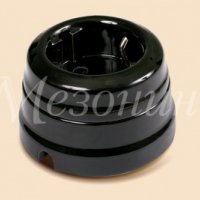 Розетка Мезонинъ черный 16А (6)